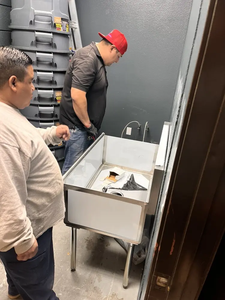 Commercial plumbing and sink installation in Fillmore
