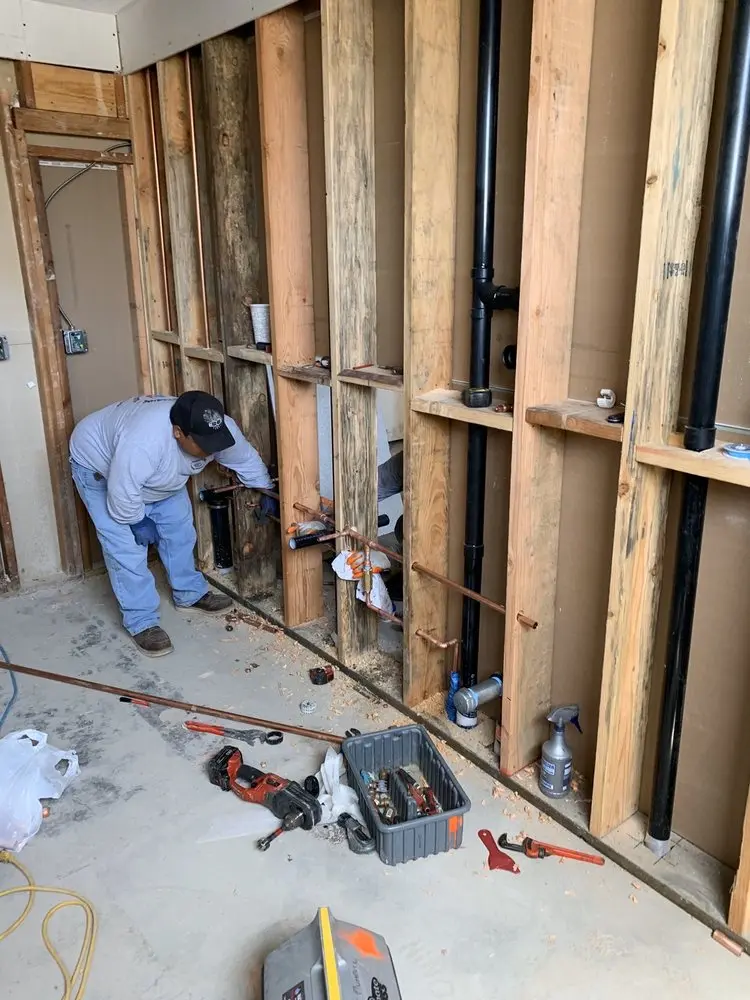 Commercial rough-in plumbing for Water Heater Replacement in Fillmore